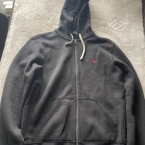 Black Polo Ralph Lauren Hoodie Jacket